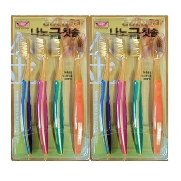 손과손 나노칫솔 8개 업소용 가정용 손님용 휴대용