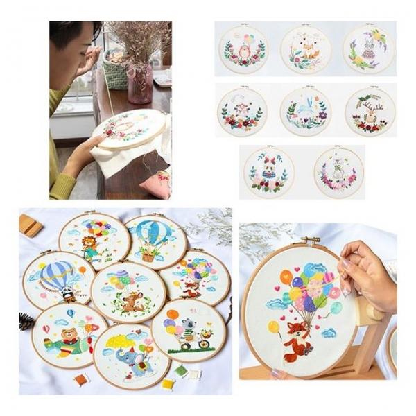 키밍 프랑스자수 캐릭터 패키지 귀여운 수작업 집콕