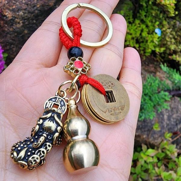 청동 비휴 호리병 키홀더 금전운 재물운 행운부적