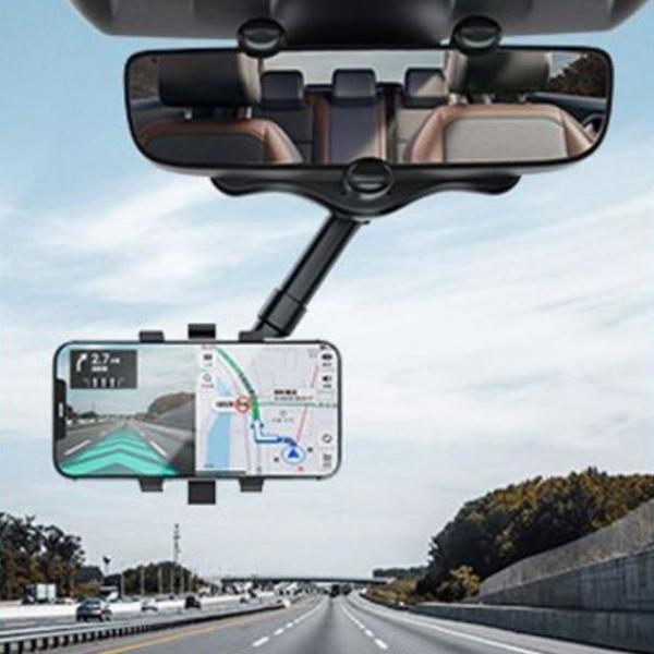 스마트폰 강력 고정 룸미러 360도 회전 거치대 차량용