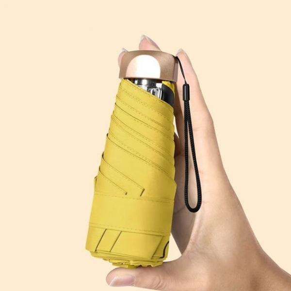 베이직 양우산 5단 접이식 미니 경량 암막 우산 양산