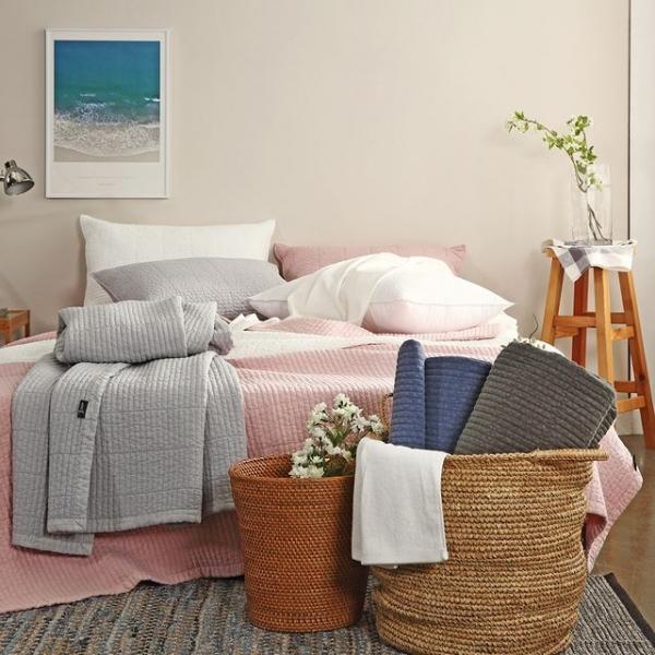 예지나홈 여름이불 60수 아사면 줄누빔 홑겹이불 Q