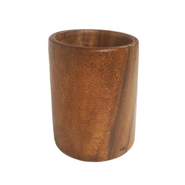 아카시아 원목 다용도통 중 원목수저통 W