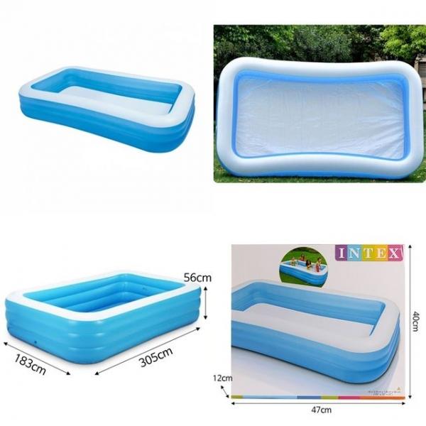 여름 물놀이 튜브 풀장 대형 가족풀장 사각 볼풀장