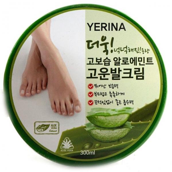 발관리 풋케어 고보습 알로에민트 고운발 크림 300ml