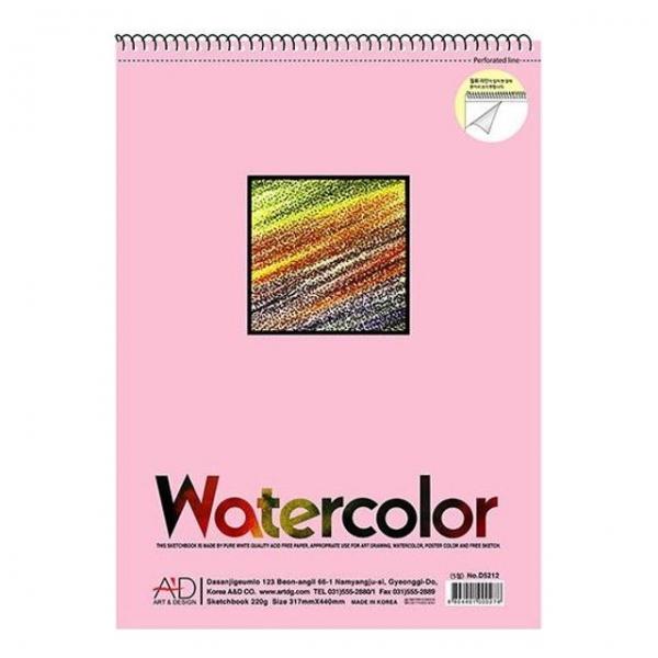 아트앤디자인 D5212 드로잉스케치북 220g 5절 11장