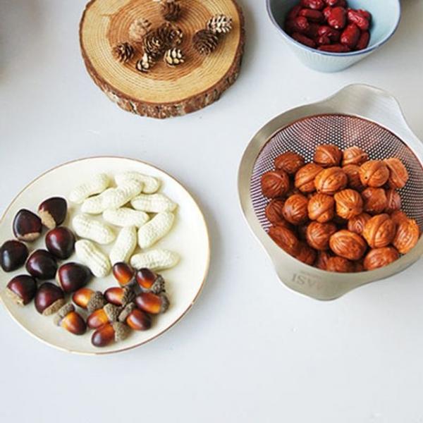대보름 가을 소품 견과류 미니어처 도토리 대추 밤
