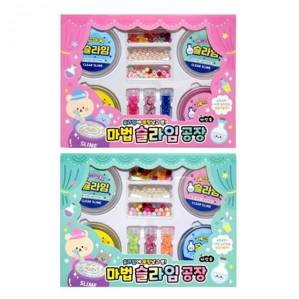슬라임 만들기세트 놀이 비즈토핑 꾸미기 X8개(혼합)