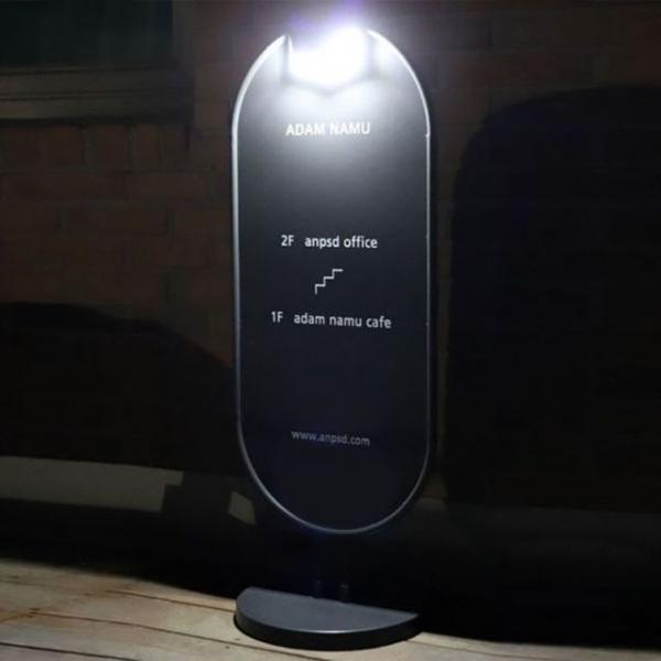 조명 입간판 광고판 카페 메뉴판 배너 철제입간판 400