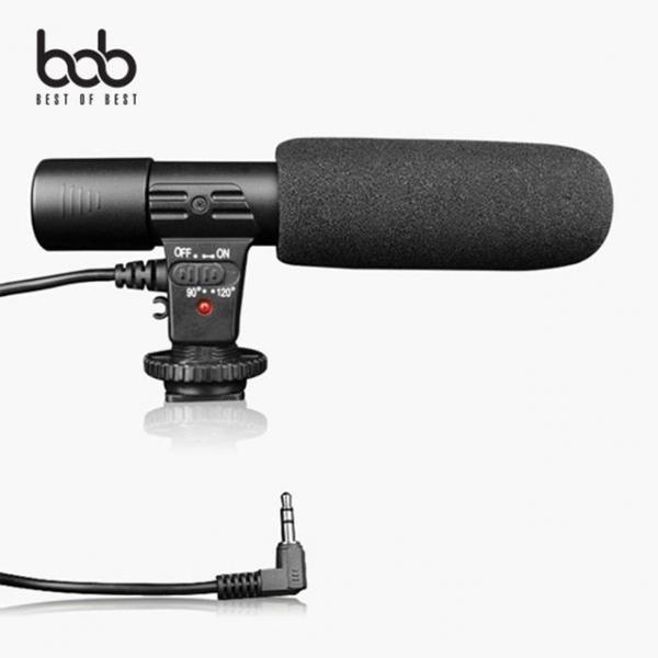 bob 입체 고감도 3.5MM 외장마이크 MIC-01 GoPro 호환