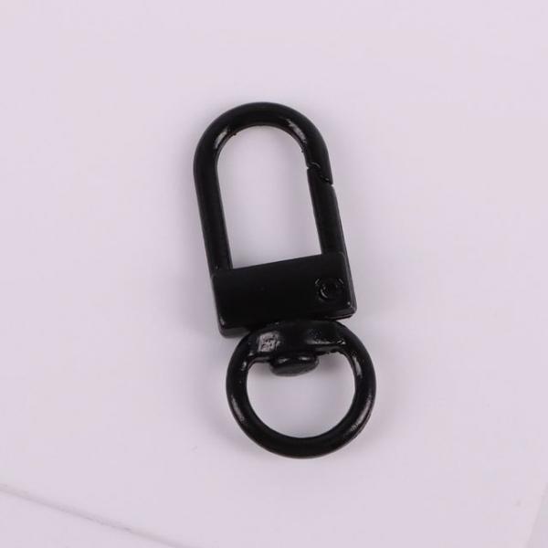 키링부자재 체인 고리 100개 블랙