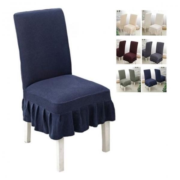 키밍 와플 의자커버 천갈이 덮개 의자시트 등커버