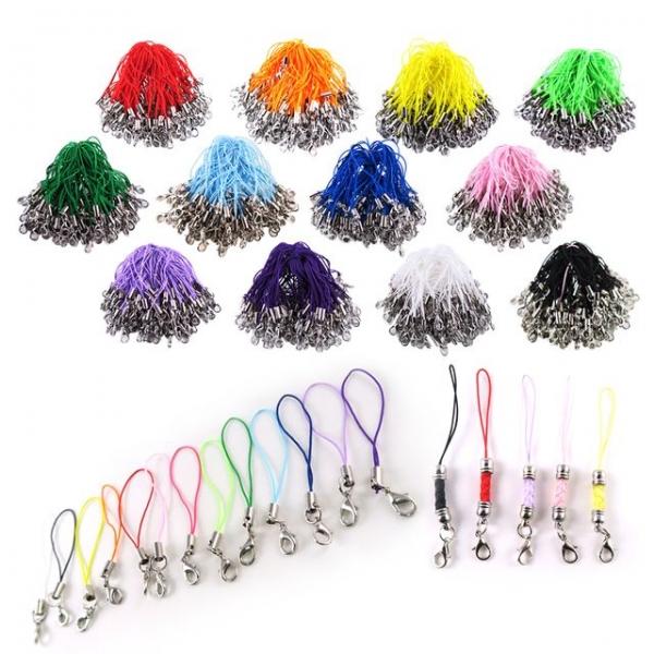 핸드폰줄 휴대폰줄 다용도 고리링 (약100개)-단색