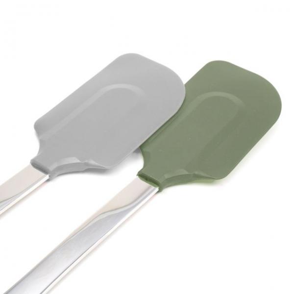고급형 스텐손잡이 실리콘 NEW 스패츌러 알뜰주걱