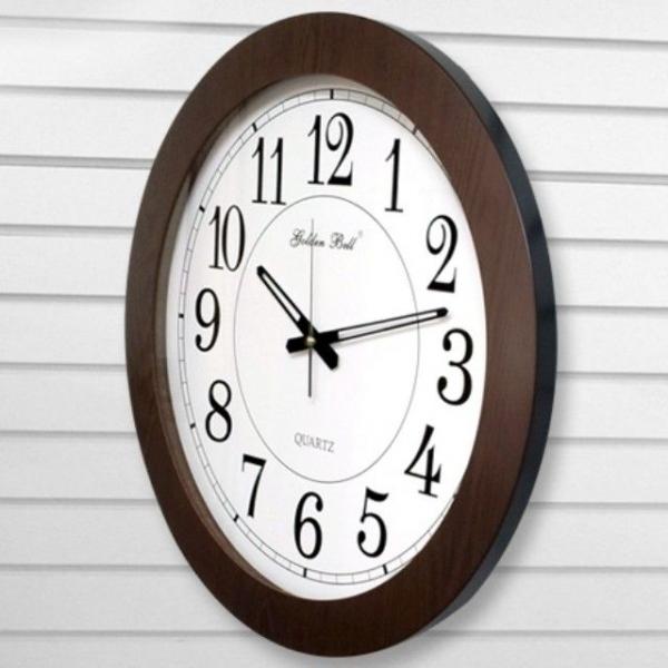 KG5103 500mm 대형벽시계 월넛