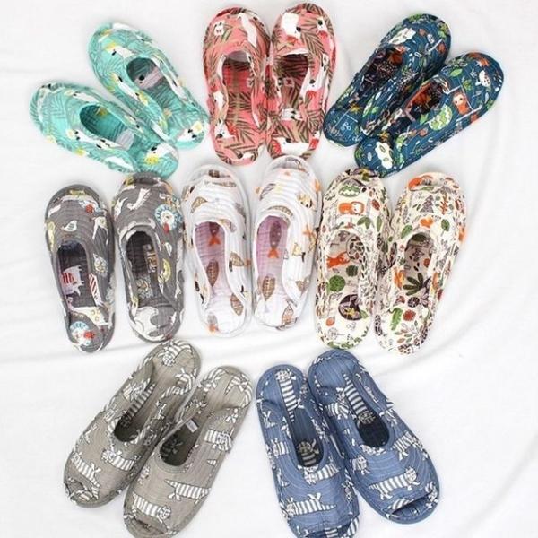 쓰리몰 고급 면실내화 6종세트 거실슬리퍼 (랜덤발송)