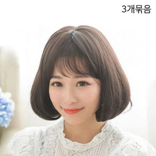 (묶음상품기획전) 단정한가발 단발가발 (3개묶음)