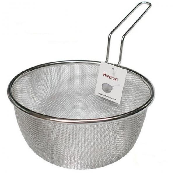 스텐 채망 뜰채 튀김 거름망 채반 기름망 대 23cm
