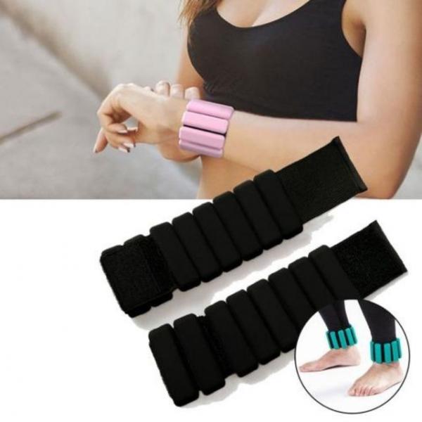 (2개 한세트)실리콘중량밴드 악세사리 디자인 컬러풀