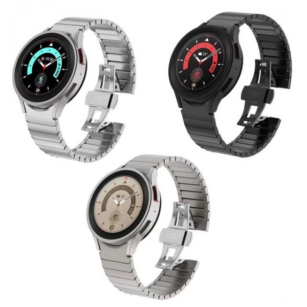 갤럭시워치7 날개형 링크브레이슬릿 메탈밴드 스트랩