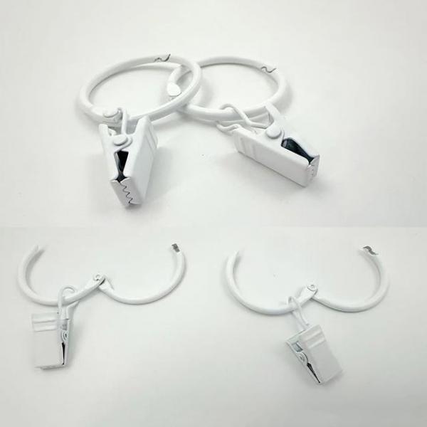 오픈형 커튼 집게링 내경 32mm 20pcs 링 고리 부자재