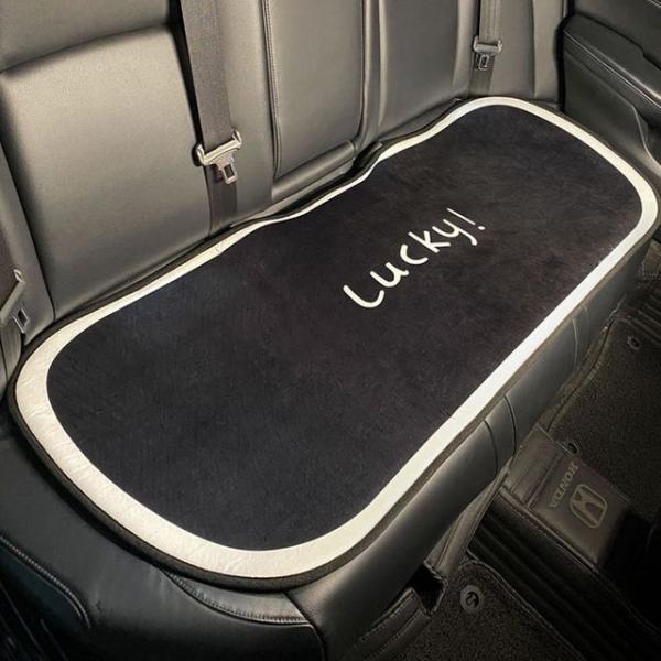 자동차 곰돌이 차량방석 시트 차량용품 뒤좌석1p