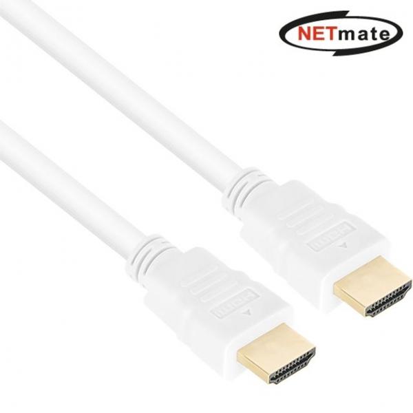 NETmate 60Hz HDMI 2.0 케이블(화이트) 3M