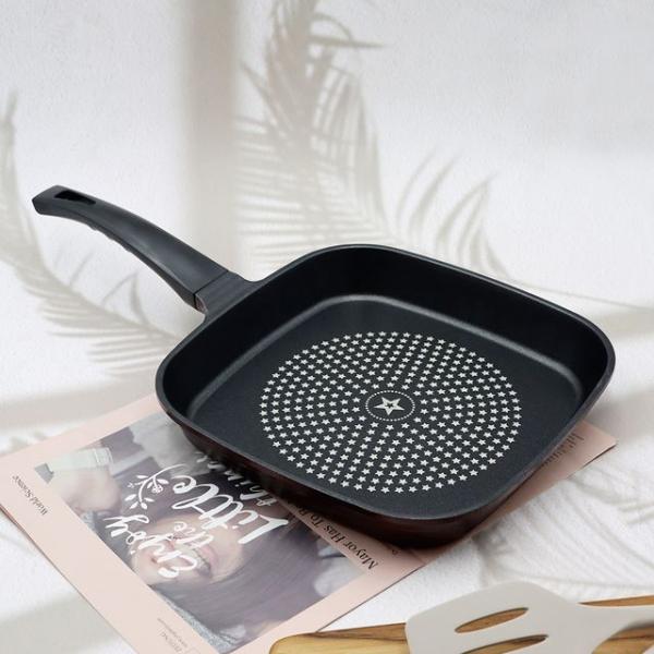 퀸센스 사각 후라이팬 퍼펙트 가스레인지용 코팅 28cm