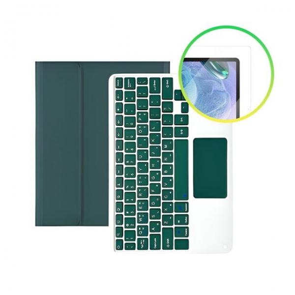 갤럭시탭S9 FE 플러스 터치패드 키보드 케이스+액정 보호필름 1매