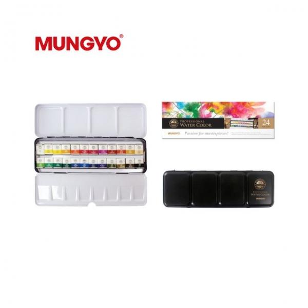 고체 수채물감 24색세트
