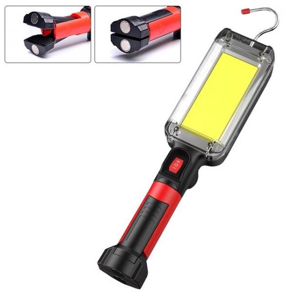 강력한집게 COB LED 야외 충전식 랜턴 조명등 작업등