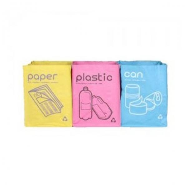 분리수거함 가정용 분리수거대 재활용 쓰레기통 3종