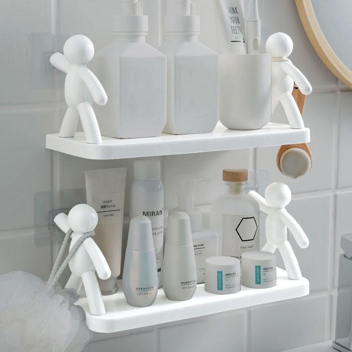 간편설치 부착형 벽걸이 꼬마선반/ 인테리어 무타공 선반