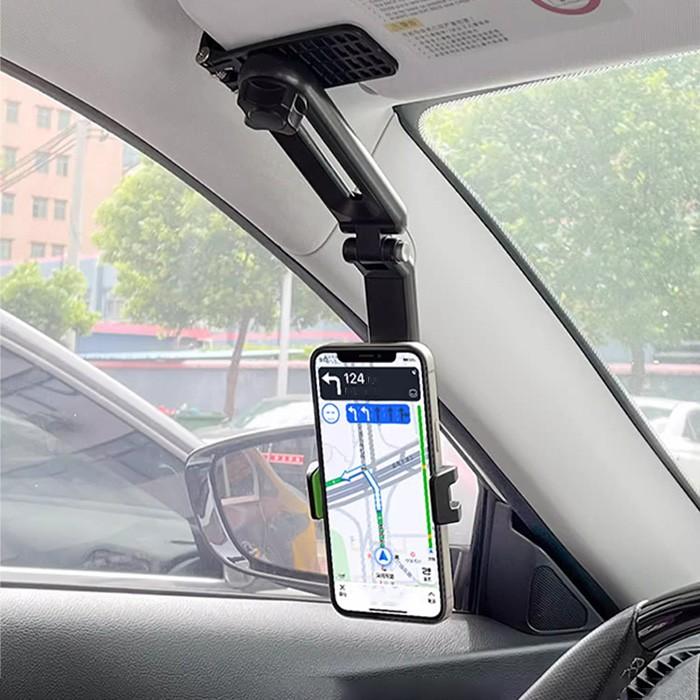 눈높이 썬바이저 차량용 거치대 2color / 자동차 핸드폰 거치대