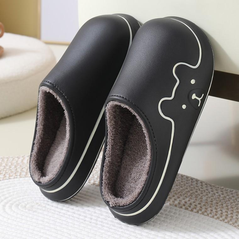 런칭특가 EVA 털슬리퍼 라인베어 곰돌이 털실내화 남성 여성 겨울슬리퍼 털신 방한화