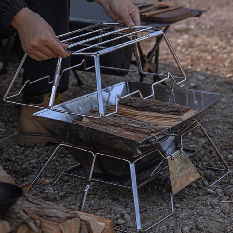 캠핑문 화로 폴딩 랙 화로 오덕(L)