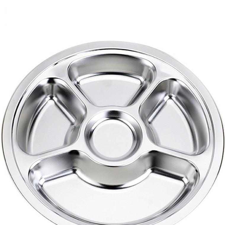 5구 스텐레스 원형식판