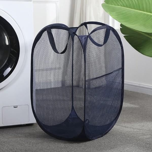 원터치 접이식 메쉬 빨래 수납망