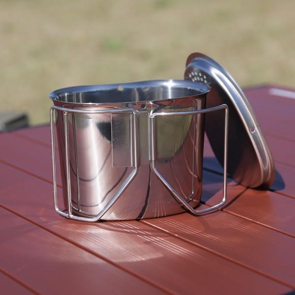 304스텐레스 스틸 반합 캠핑 등산