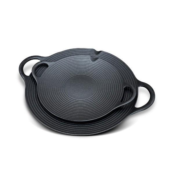 패턴 논스틱 주철 그리들 35cm