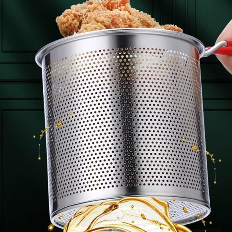튀김용 냄비 거름망 세트 304스텐레스