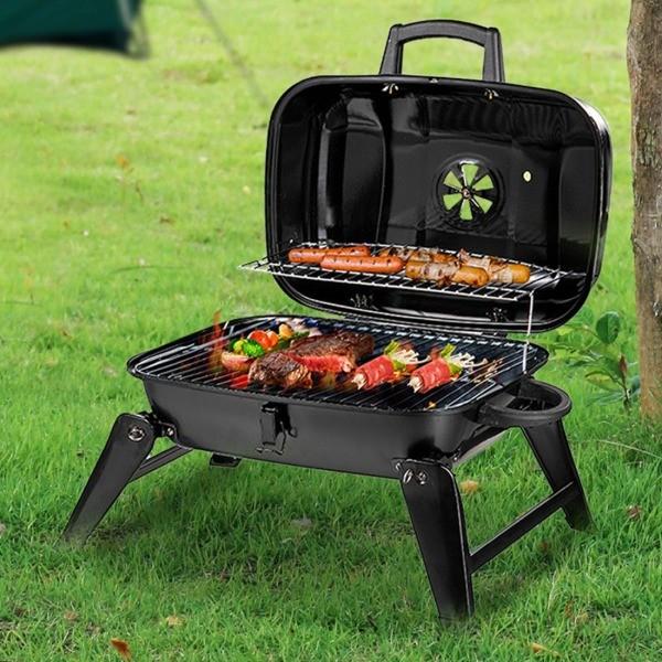 접이식 훈제 바베큐 그릴 BBQ화로 야외오븐