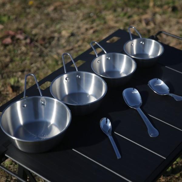 304스텐레스 스틸 대형 시에라컵 한입만스푼 증정 L XL