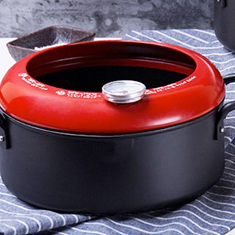 간편튀김기 튀김냄비 온도계포함