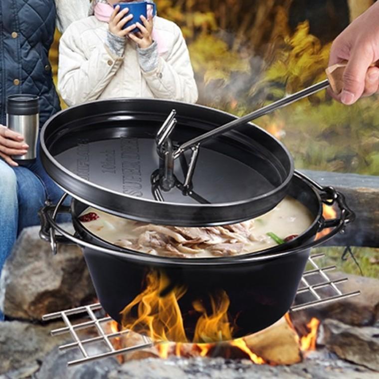 캠핑문 304스텐레스 리드 더치오븐 리프트 MS-34