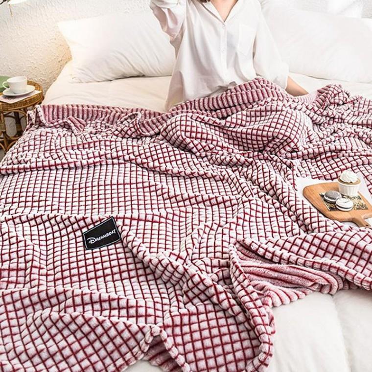 120x100cm 고급 극세사 플란넬 대형 무릎담요 차량용 캠핑용 블랭킷 휴대용 담요