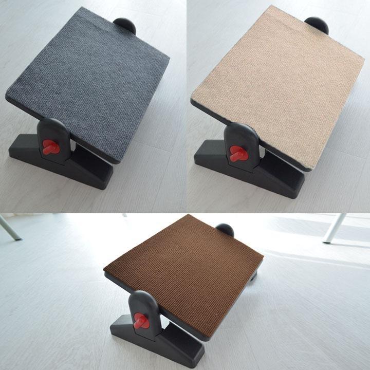 책상 사무실 발받침대 각도조절식 2단발받침 풋스툴 풋레스트 발거치대