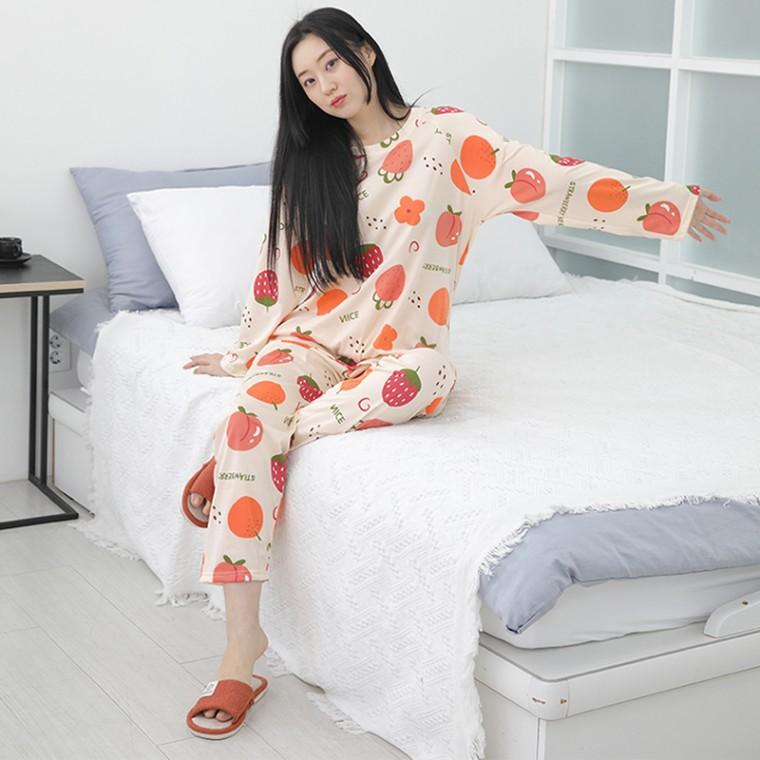 여성잠옷세트 칼라피치3종 세트잠옷 원피스잠옷 잠옷바지 면잠옷 파자마 홈웨어