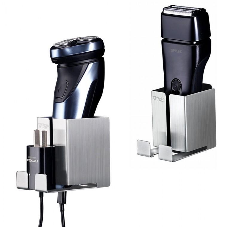 [미르]무타공 전기면도기 스테인레스 거치대 면도기 홀더 욕실걸이