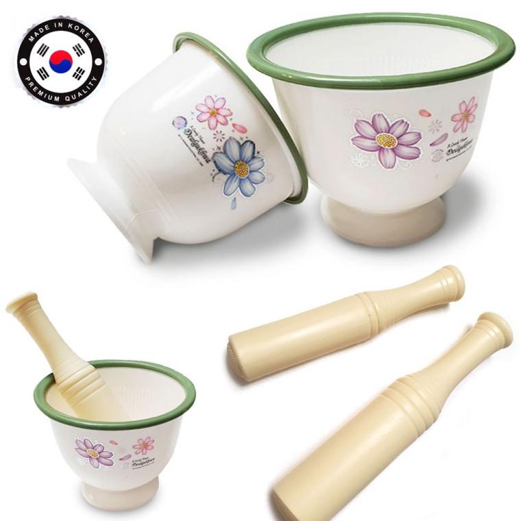 [미르]국산 무공해재질 절구통 방망이 전통의 다지기